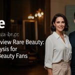 Rare Beauty Soft Pinch Liquid Blush swatches on skin with bottle in view